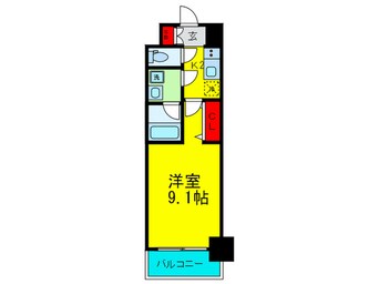 間取図 セイル淀屋橋