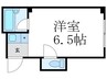 ウエストハイツ 1Rの間取り