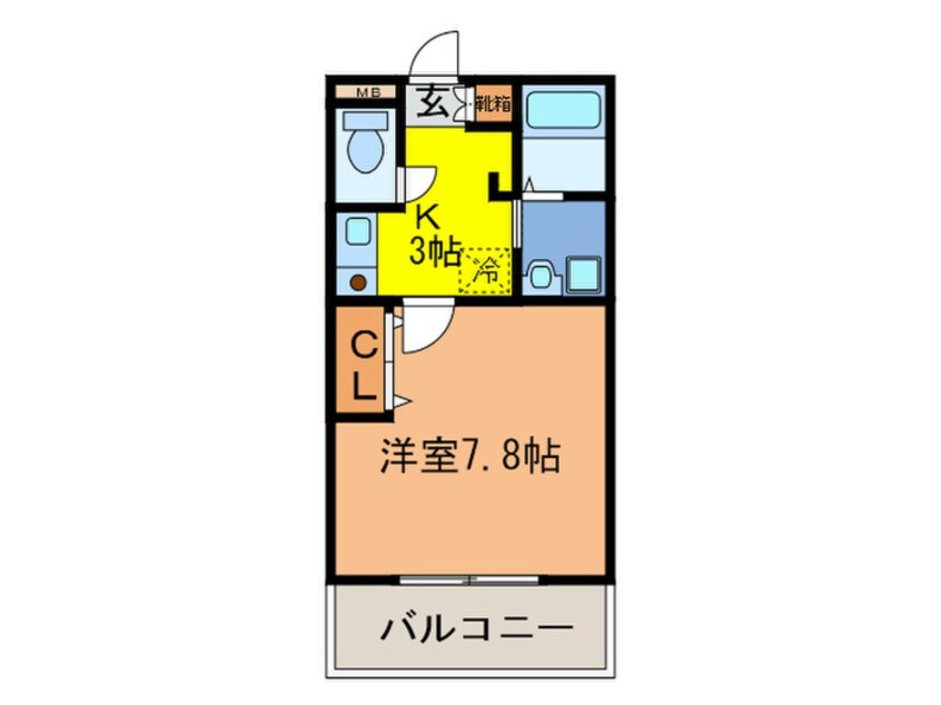 間取図 メゾンドカレッタ