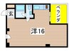 デイグラン武庫之荘 1Rの間取り