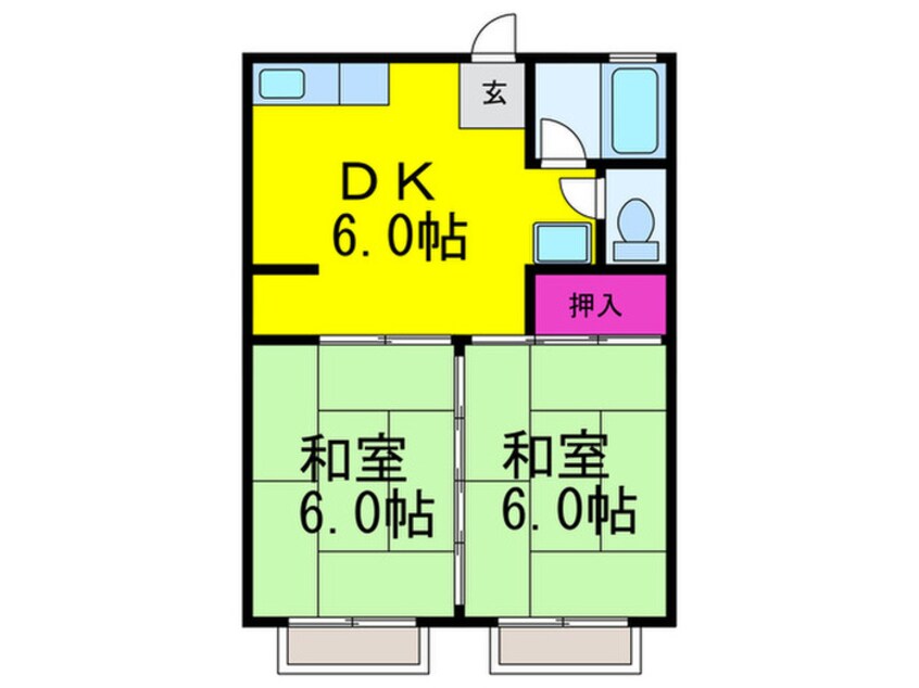 間取図 メゾン松井