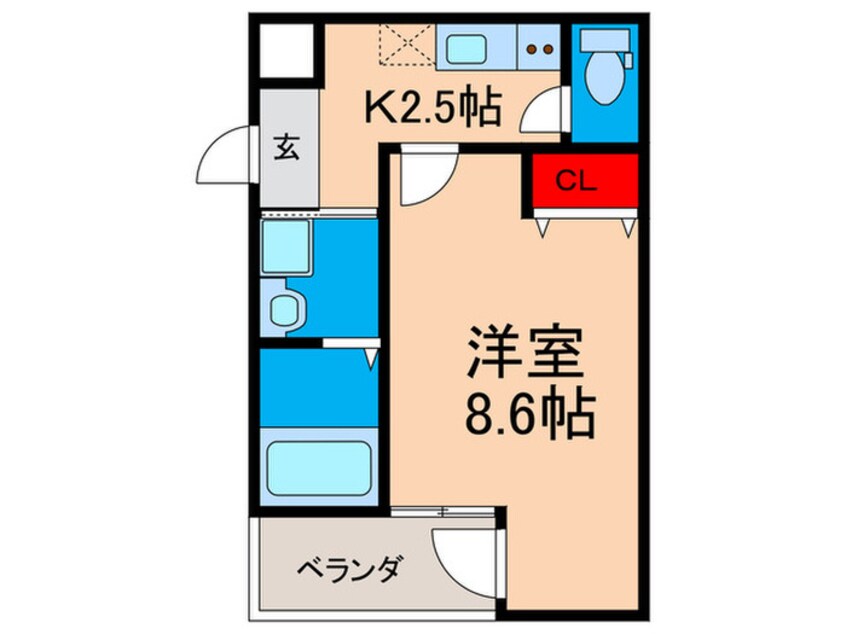 間取図 フジパレス若江岩田南