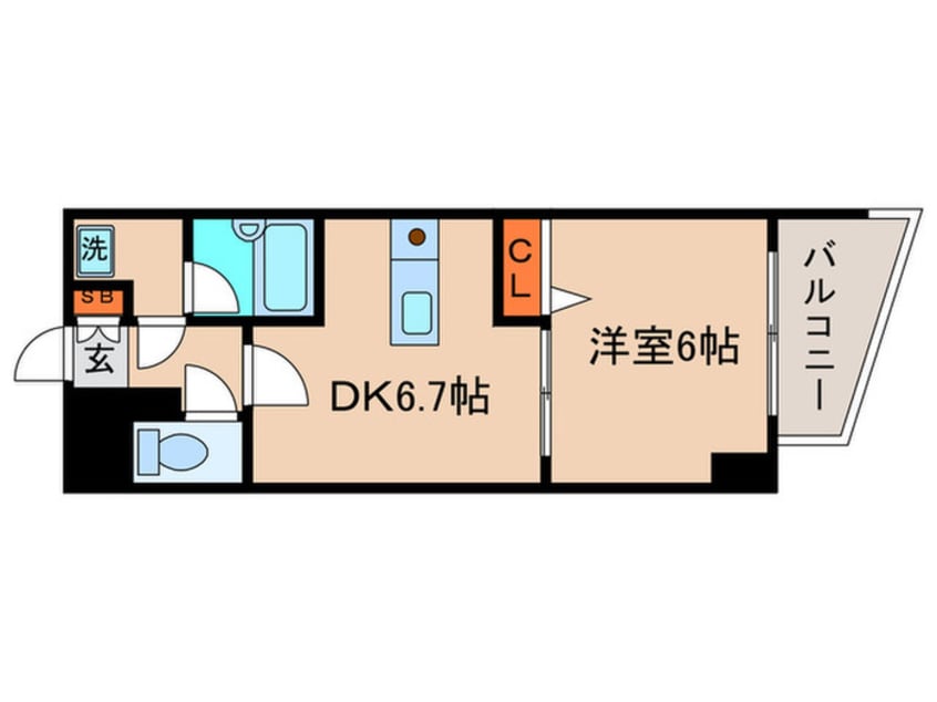 間取図 エスリ－ド京都河原町(903)