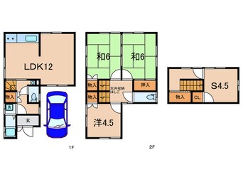 間取図 潮見が丘１丁目戸建