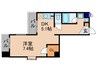 ベラジオ富小路(302) 1DKの間取り