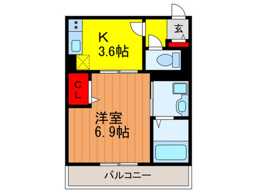 間取図 カーサヴィータ門真市栄町