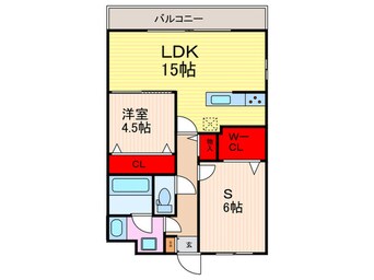 間取図 グローリードミール天神