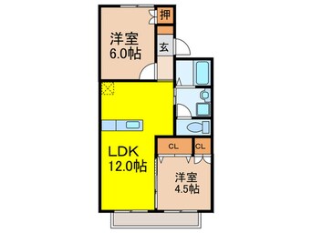 間取図 コーポグリーンストーク