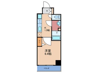 間取図 ﾌﾟﾚｻﾝｽ桜ノ宮ｲｰｻﾘｱﾙ(606)