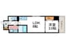 仮)CRESTTAPP京都西京極dex(504) 1LDKの間取り