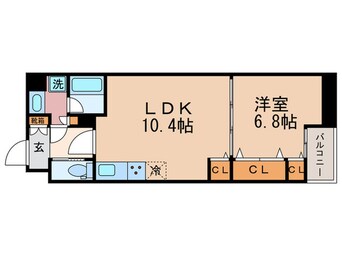 間取図 リソシエローヴ四条(901)