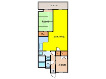 間取図 グローバル西明石（103）