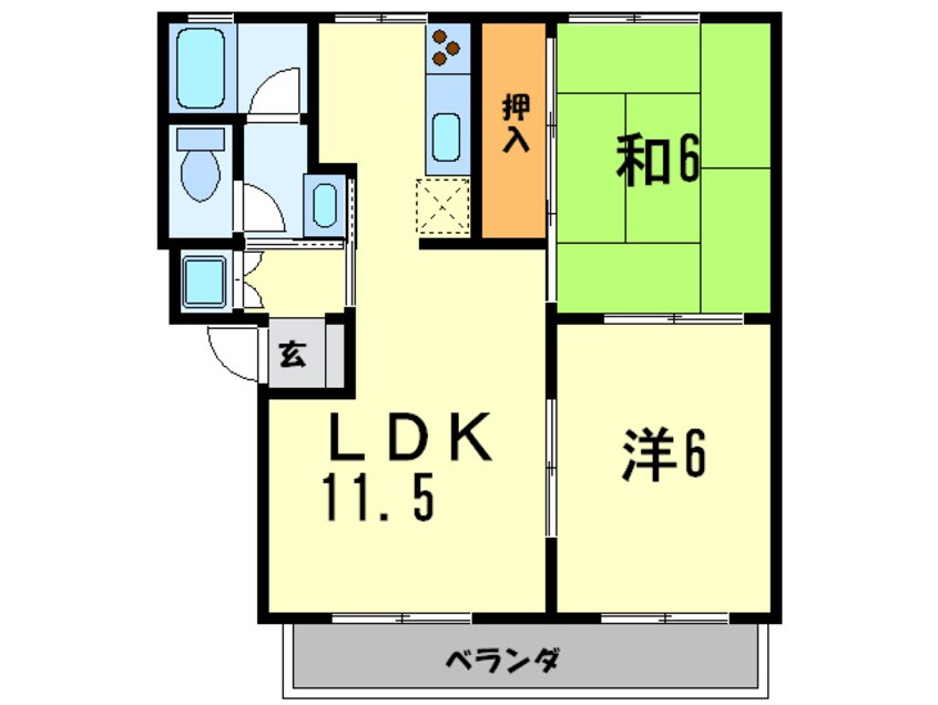 間取図 サンシャインアオキ