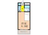 ＡＹＡ三国 1Kの間取り