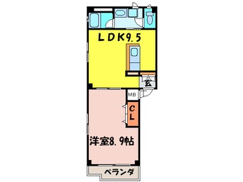 間取図 エクセレントフィールド