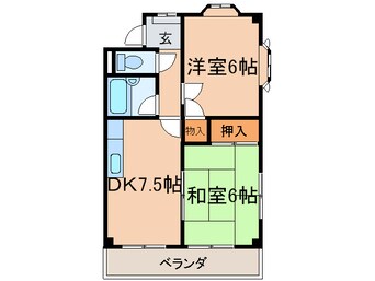 間取図 シャ－トファイブ大箇