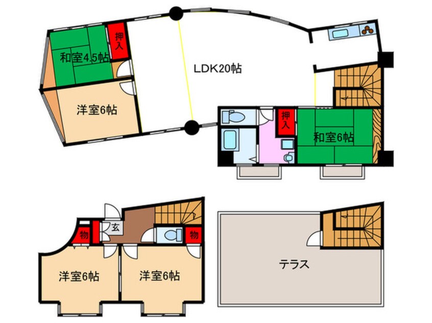 間取図 ヴィア・セッテ箕面