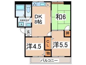 間取図 ファミ－ユ白鷺