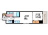仮)CRESTTAPP京都西京極dex(401) 1LDKの間取り