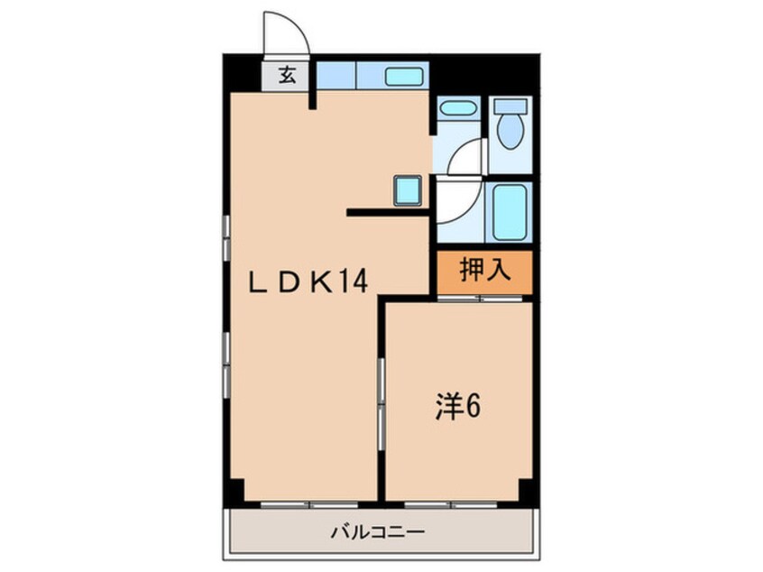 間取図 シティライフ多聞