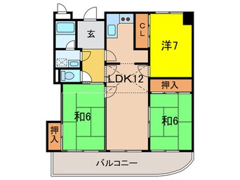 間取図 ロ－ズマンション