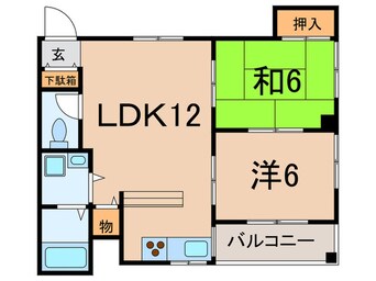 間取図 グリシ－ヌ静徳