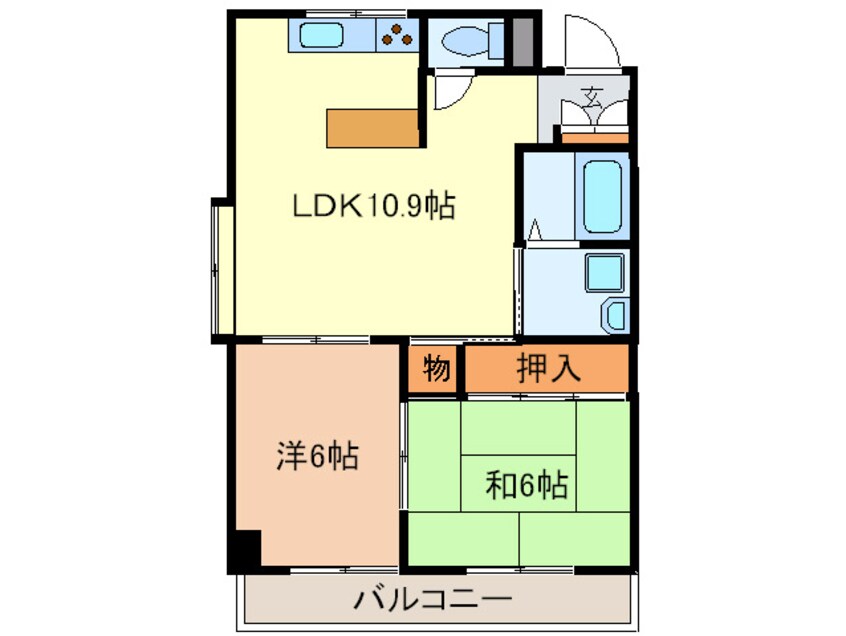 間取図 グリシ－ヌ静徳