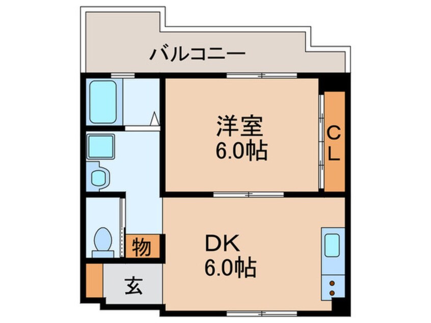 間取図 エンジェル坂下