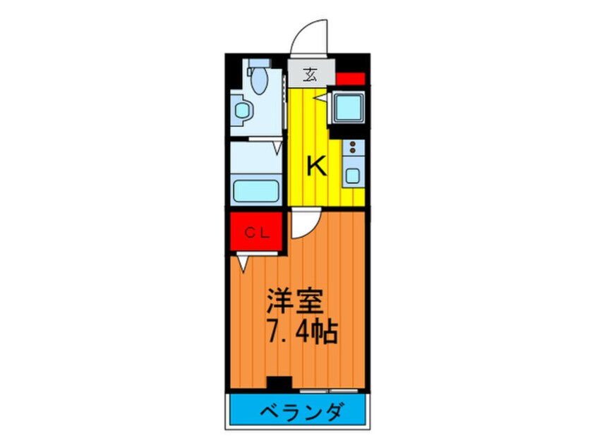 間取図 アクロス大日アパートメント