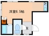 アブニ－ル 1Rの間取り