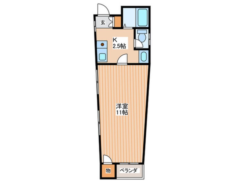 間取図 ハイム寝屋川