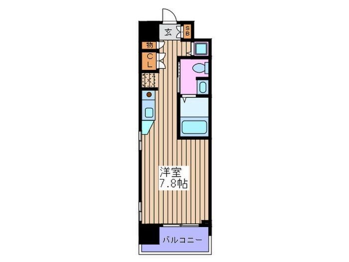 間取り図 エスリード御堂筋梅田(601)