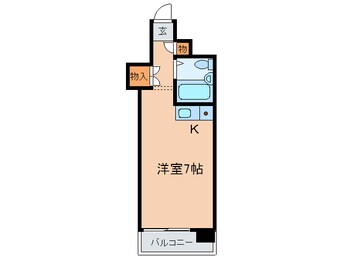 間取図 クロ－バ－メゾン戎