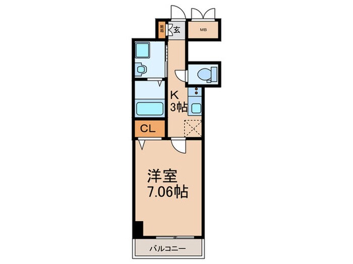 間取り図 Ｋ－フロント加美北公園