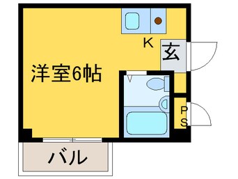 間取図 シャトー第３今里