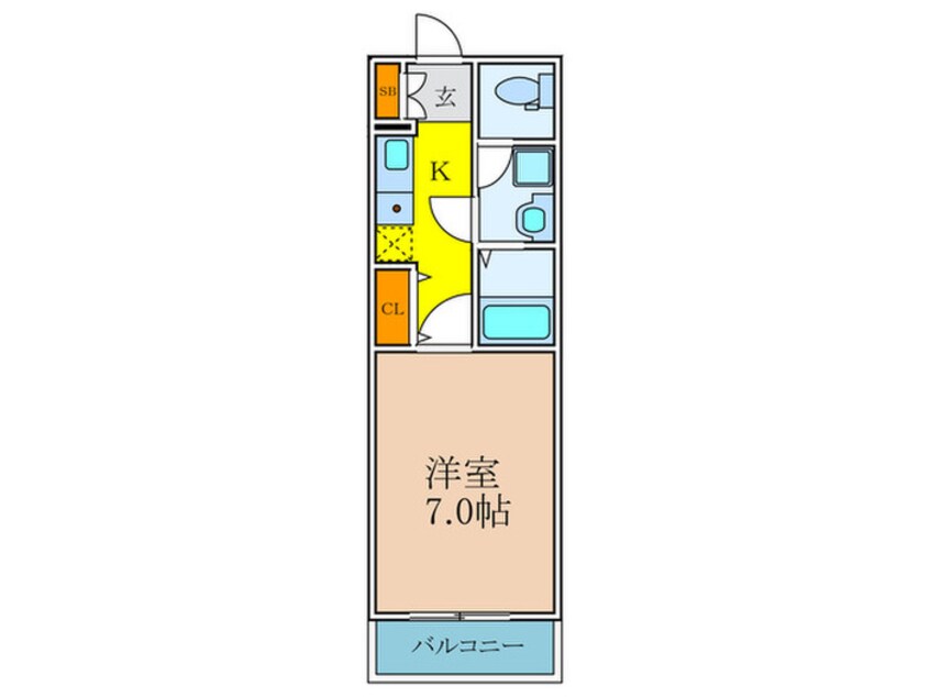 間取図 グランカーサ緑地公園