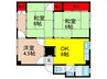 三隆（1）コ－ポラス 3DKの間取り
