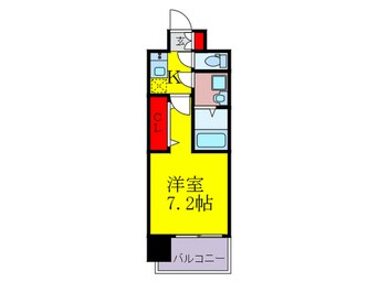 間取図 ﾌｧｽﾃｰﾄ都島ベルズ(201)