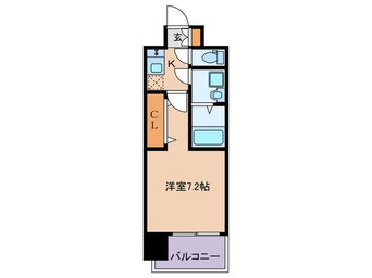 間取図 ﾌｧｽﾃｰﾄ都島ベルズ(201)