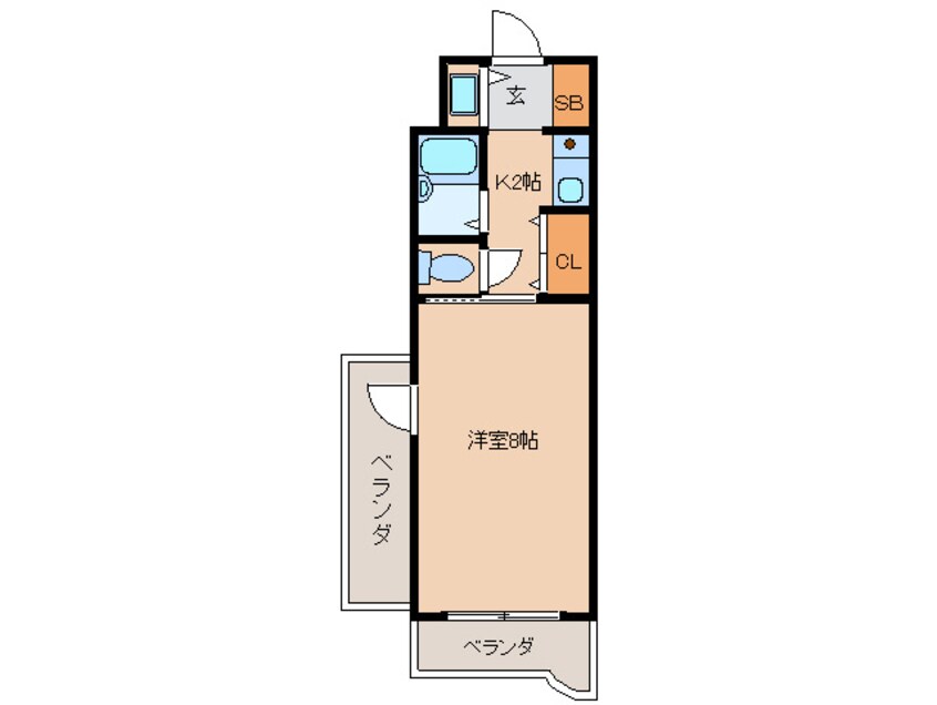 間取図 シティー・コム高槻