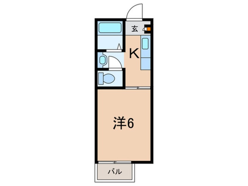 間取図 フレ－ルトモエ