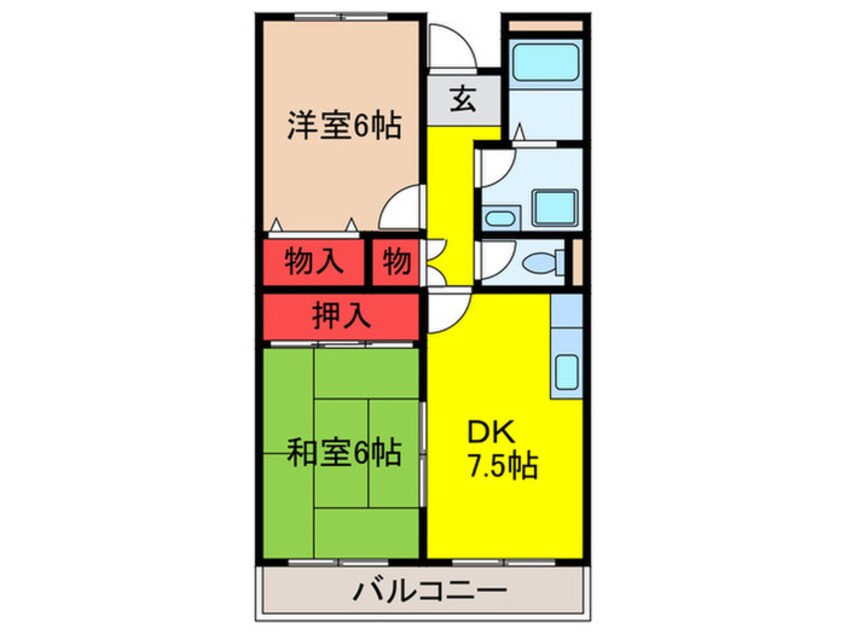 間取図 アメニティ駅前