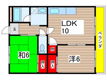 間取図 メゾン武庫之荘３番館