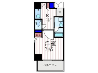 間取図 アスヴェル京都西大路御池(601)