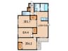 Ｇｒａｃｅ西岡本 2LDK+Sの間取り