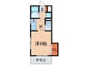 ハイム北野 1Kの間取り