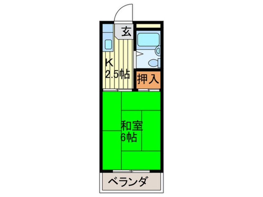 間取図 中田第５ハイツ