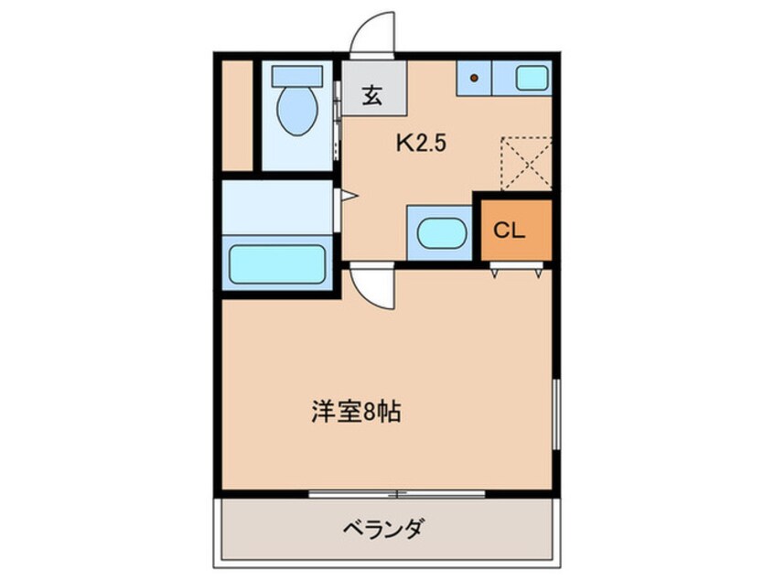 間取図 ブルックスコート菅原