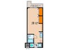 芦屋打出ｱｰﾊﾞﾝﾗｲﾌ（２０２） 1Rの間取り