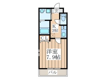 間取図 フジパレス下新庄駅南